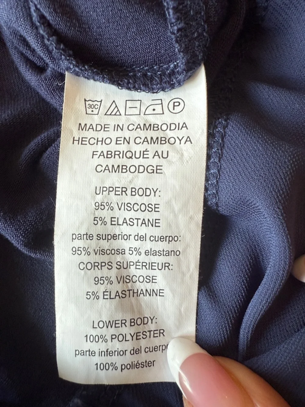 Michael Kors Dark Navy Layered Sleeveless Tank